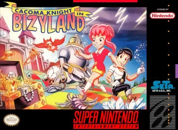 Cacoma Knight in Bizyland (USA) box cover front